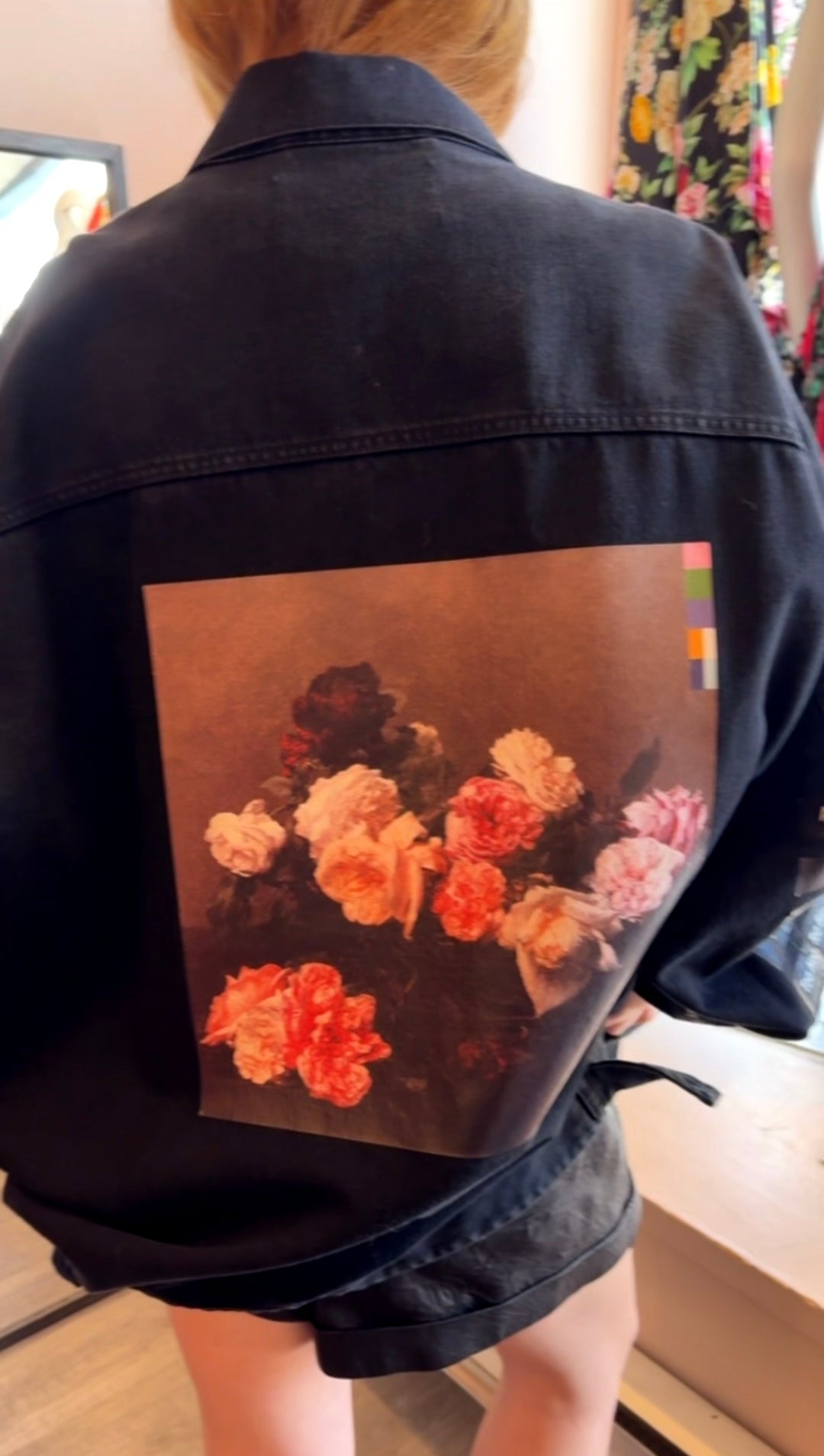RAF SIMONS Oversized Black Denim Jacket S