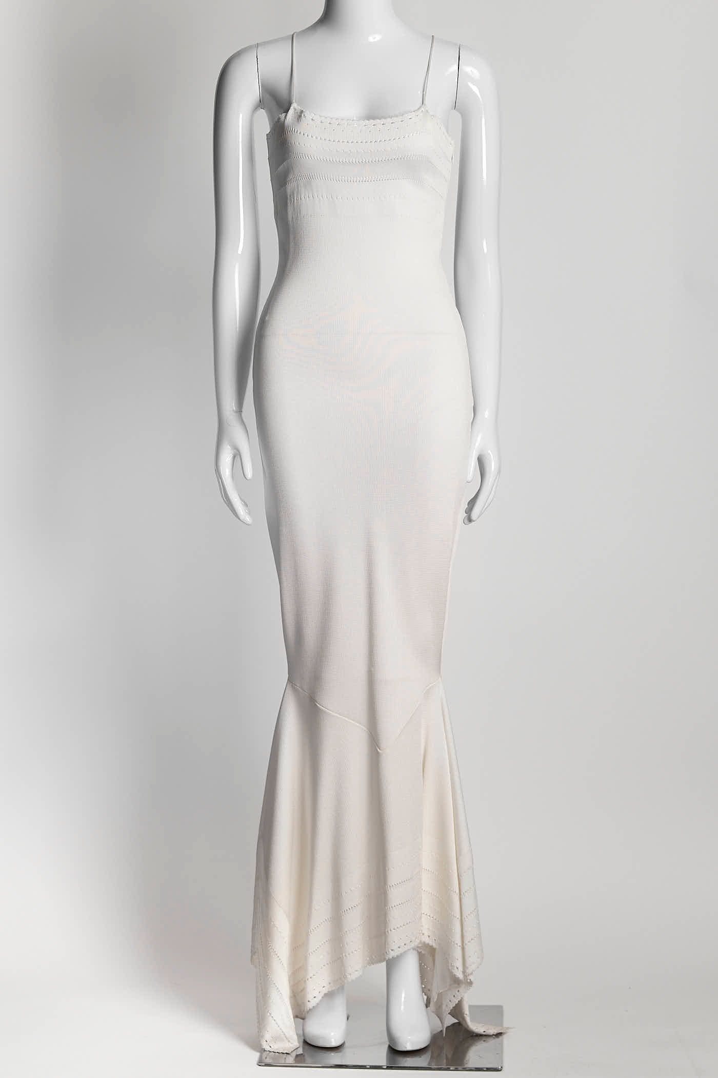 Alexandre Vauthier white Viscose Long Dress 38