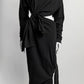 Khaite Black Long Dress with Cutout Detail M