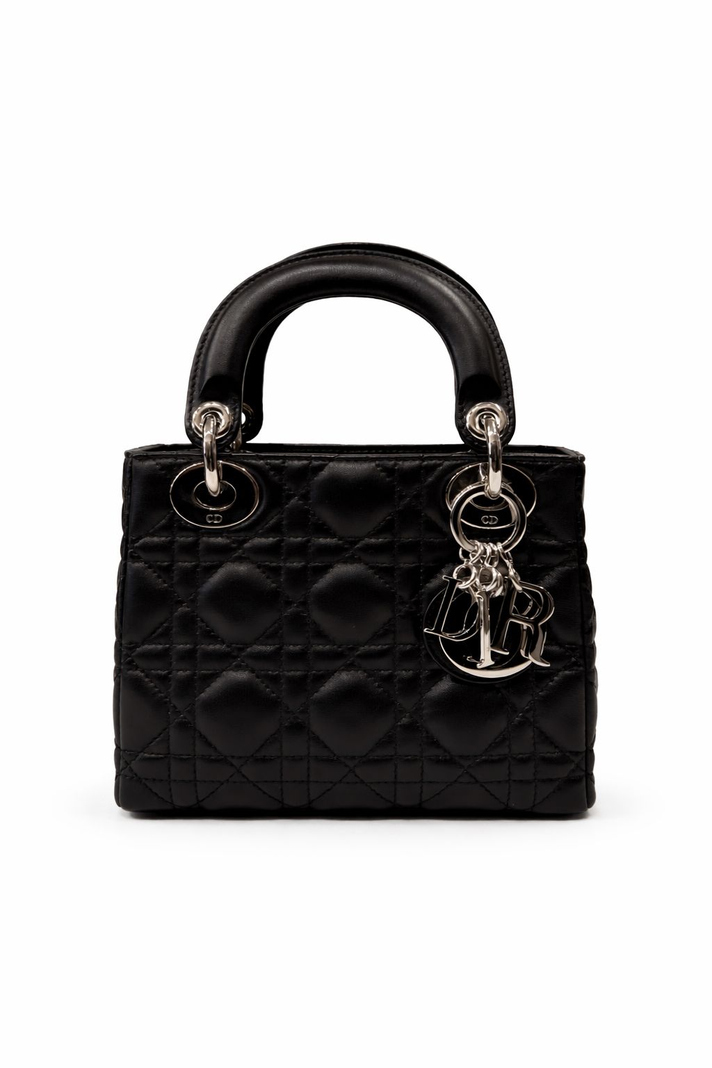 Christian Dior Black Leather Mini Lady Dior
