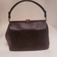 Gucci Suede GG Monogram Mini Virgo Tote Brown