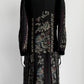 Gucci Black Silk Moroccan Print Dress 42