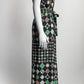 Emilio Pucci Green Patterned Dress 40