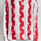 Louis Vuitton Red/White Monogram Print Silk Shirt 36