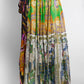 Dolce & Gabbana D&G Patterned Silk Long Skirt 38