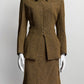 Chanel Earthy Tones Tweed Suit Blazer/Skirt