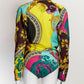 Versace Montage Print Bodysuit 40