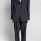 Brunello Cucinelli Dark Gray Single-Button Blazer Pantsuit 42
