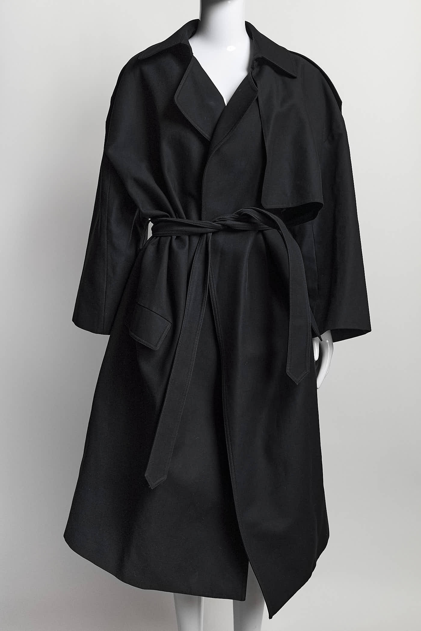 Khaite Black Trench Coat 6
