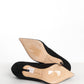 Manolo Blahnik Black Suede Heels 37