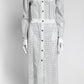 Celine 2000 White Leather Dress S