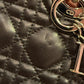 Christian Dior Black Leather Mini Lady Dior