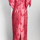 Audrey Brooks Pink Floral Off Shoulder Gown 10