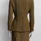 Chanel Earthy Tones Tweed Suit Blazer/Skirt