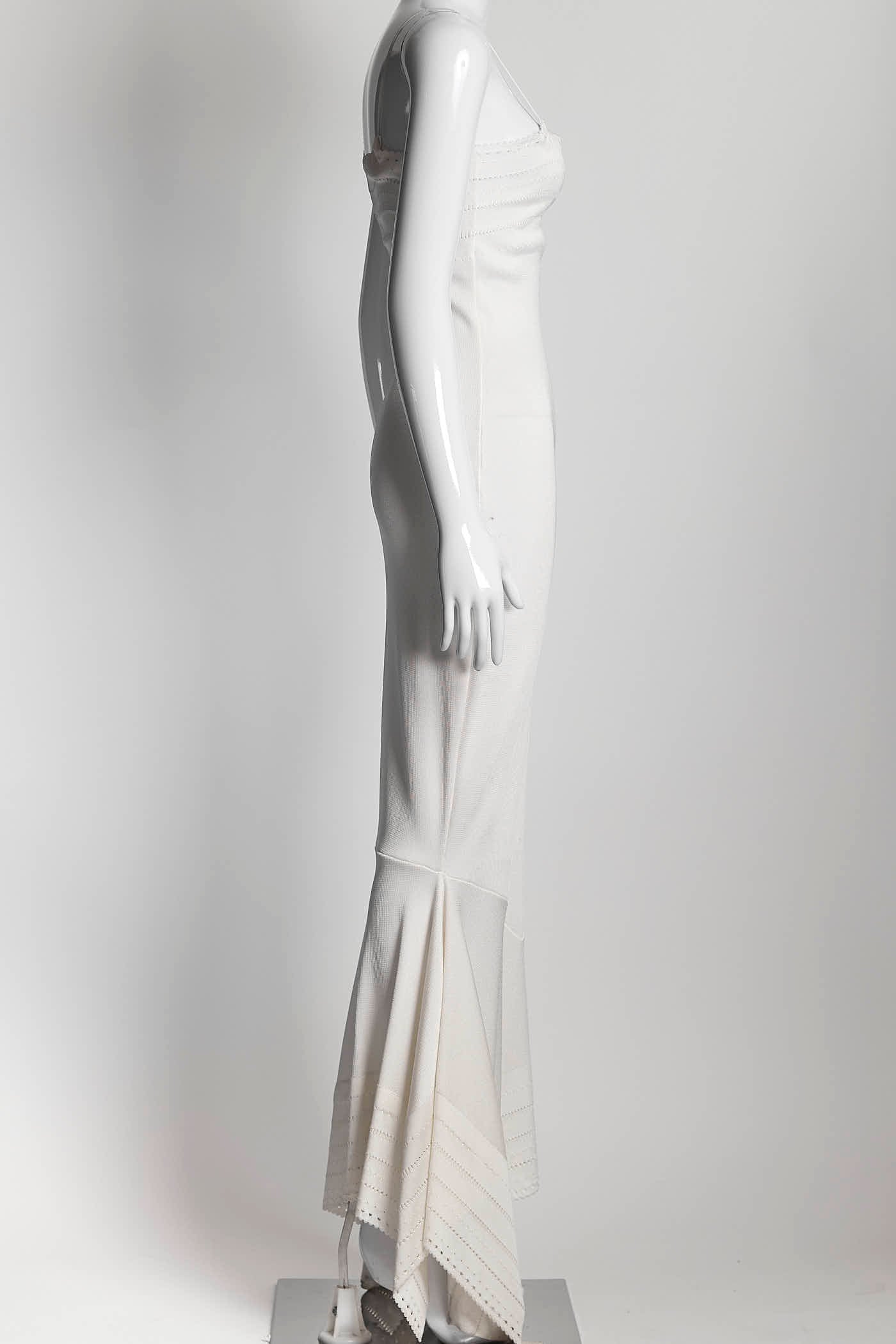 Alexandre Vauthier white Viscose Long Dress 38