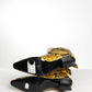 Rosetta Getty Yellow Snake-Print Leather Boots 37