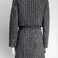 Maje Black/White Tweed Two-piece Dress Blazer 36