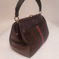 Gucci Suede GG Monogram Mini Virgo Tote Brown