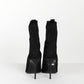 Balmain Skye Stretch-Knit Ankle Boots 39