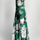 Erdem Green/White Floral Printed Dress 6