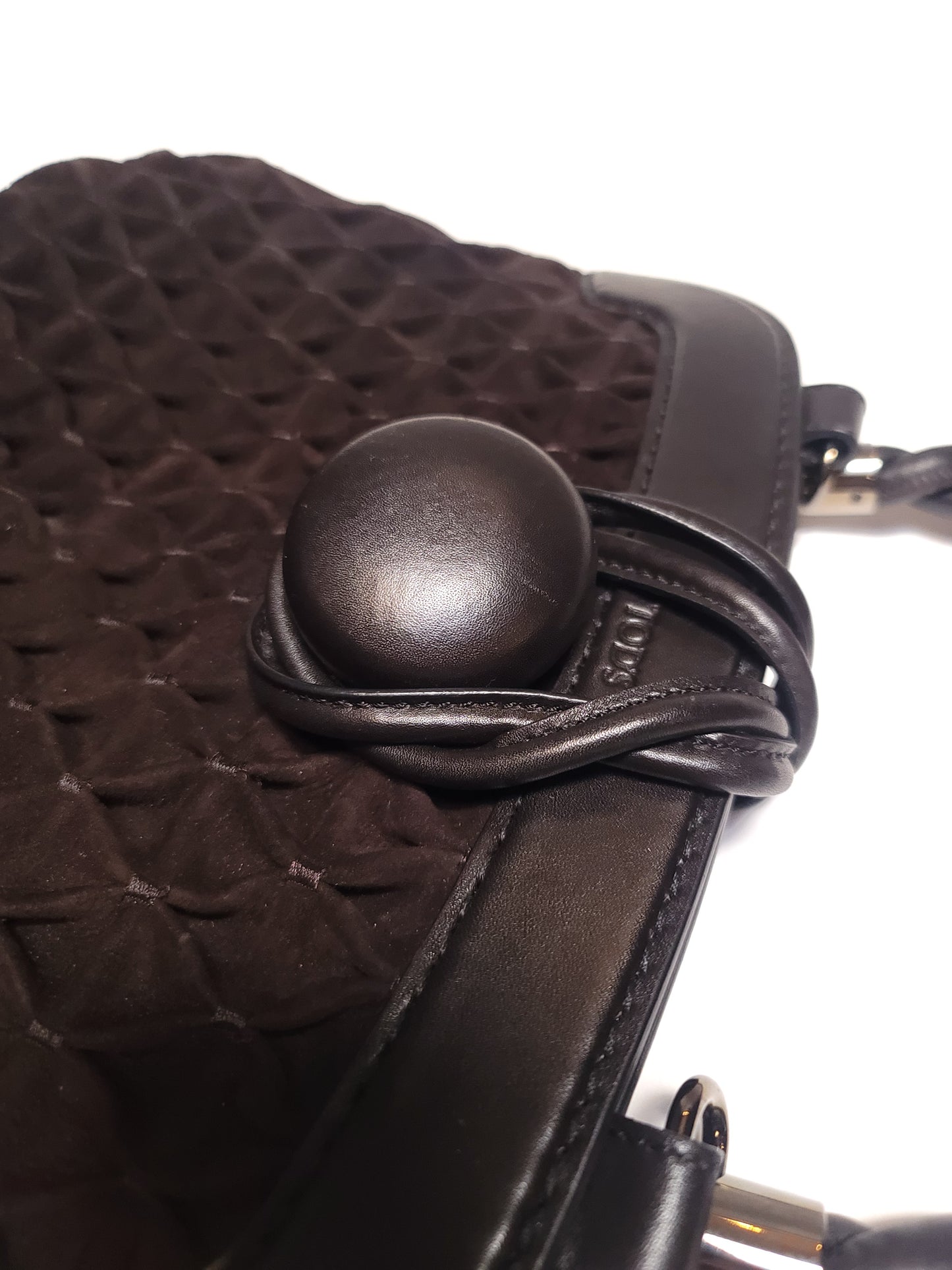 Tod's Brown Suede Shoulder Bag