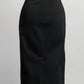 Fendi Black Midi Skirt with Logo 40