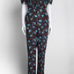 SALONI Blue Floral Print Jumpsuit 4
