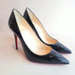 Christian Louboutin Black Patent Leather Heels 37
