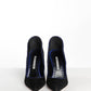 Manolo Blahnik Black Suede Heels 37