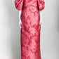 Audrey Brooks Pink Floral Off Shoulder Gown 10