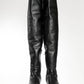 KHAITE CLIVE 35 LEATHER OVER-THE-KNEES BOOTS - SIZE 37