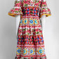 Dolce & Gabbana Mambo Print Flared Dress 40