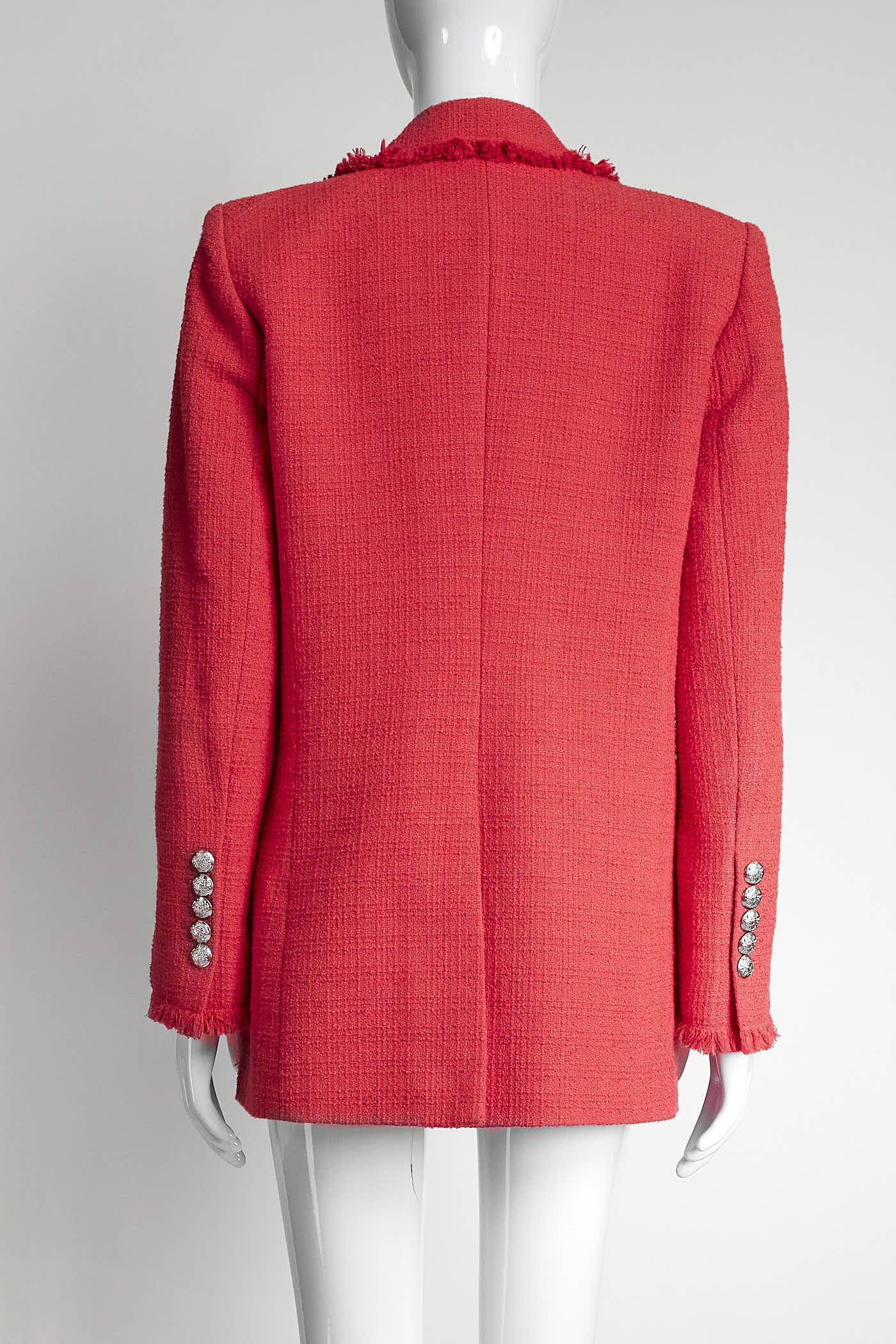 Veronica Beard Red Tweed Blazer 4