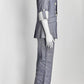 Veronica Beard Blue Rolled Sleeve Blazer with Pant Set 4