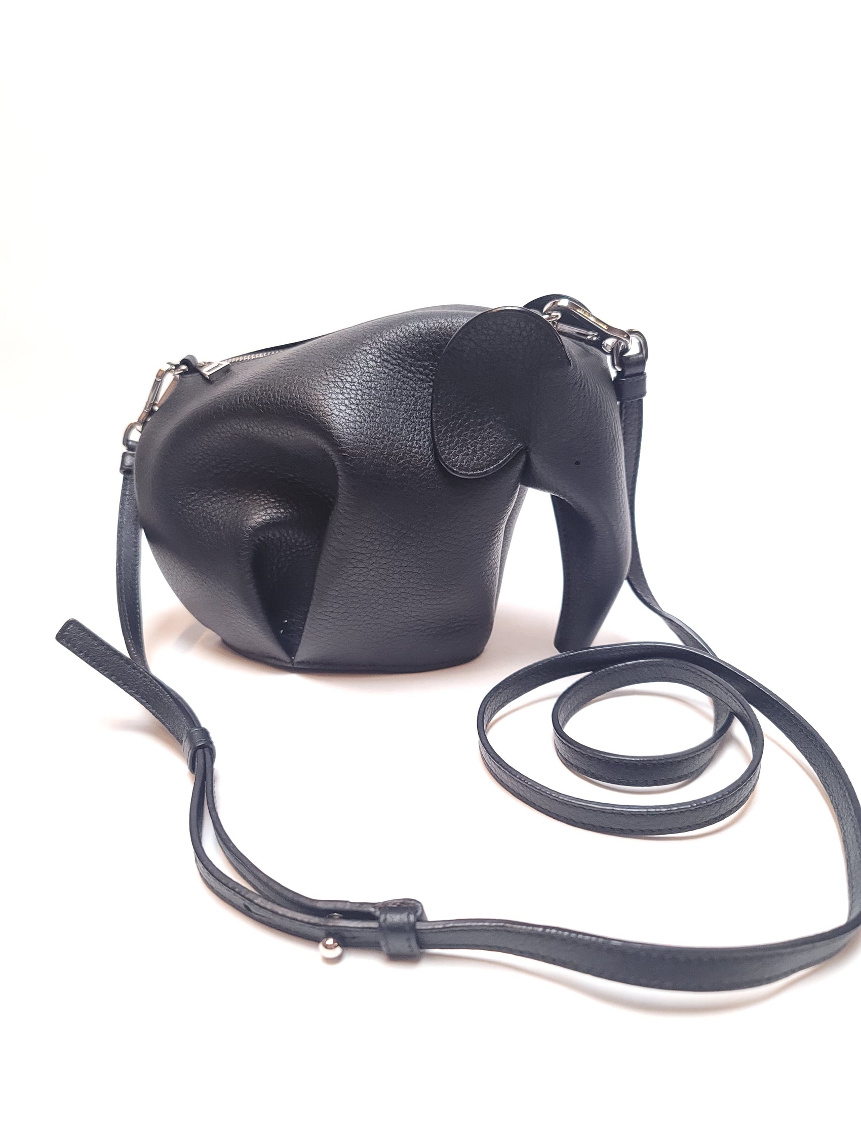 LOEWE Elephant Leather Crossbody Bag