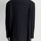 Chanel Boutique Navy Vintage Jacket with Gold Buttons 44