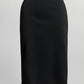 Fendi Black Midi Skirt with Logo 40