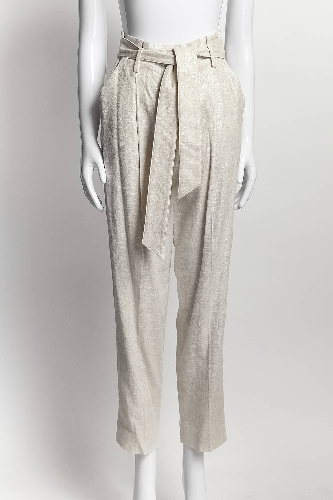 Veronica Beard Parineti Dickey Double Breasted Metallic Blazer/Pant Suit 4