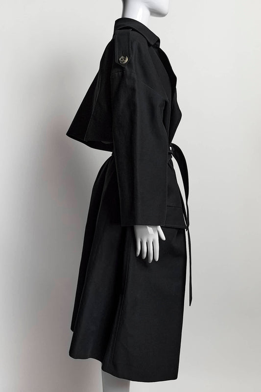 Khaite Black Trench Coat 6