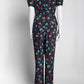 SALONI Blue Floral Print Jumpsuit 4
