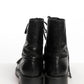 Chanel Black CC Logo Utah Eagle Biker Boots 40.5C