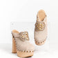 Chanel Limited Edition Beige Platform Clog 39