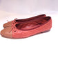 Chanel Orange Flats 39