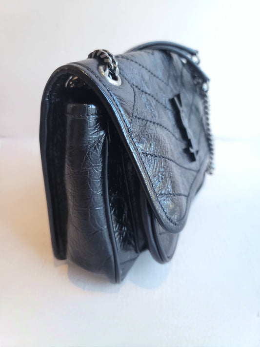 Saint Laurent Niki YSL Monogram Leather Chain Bag