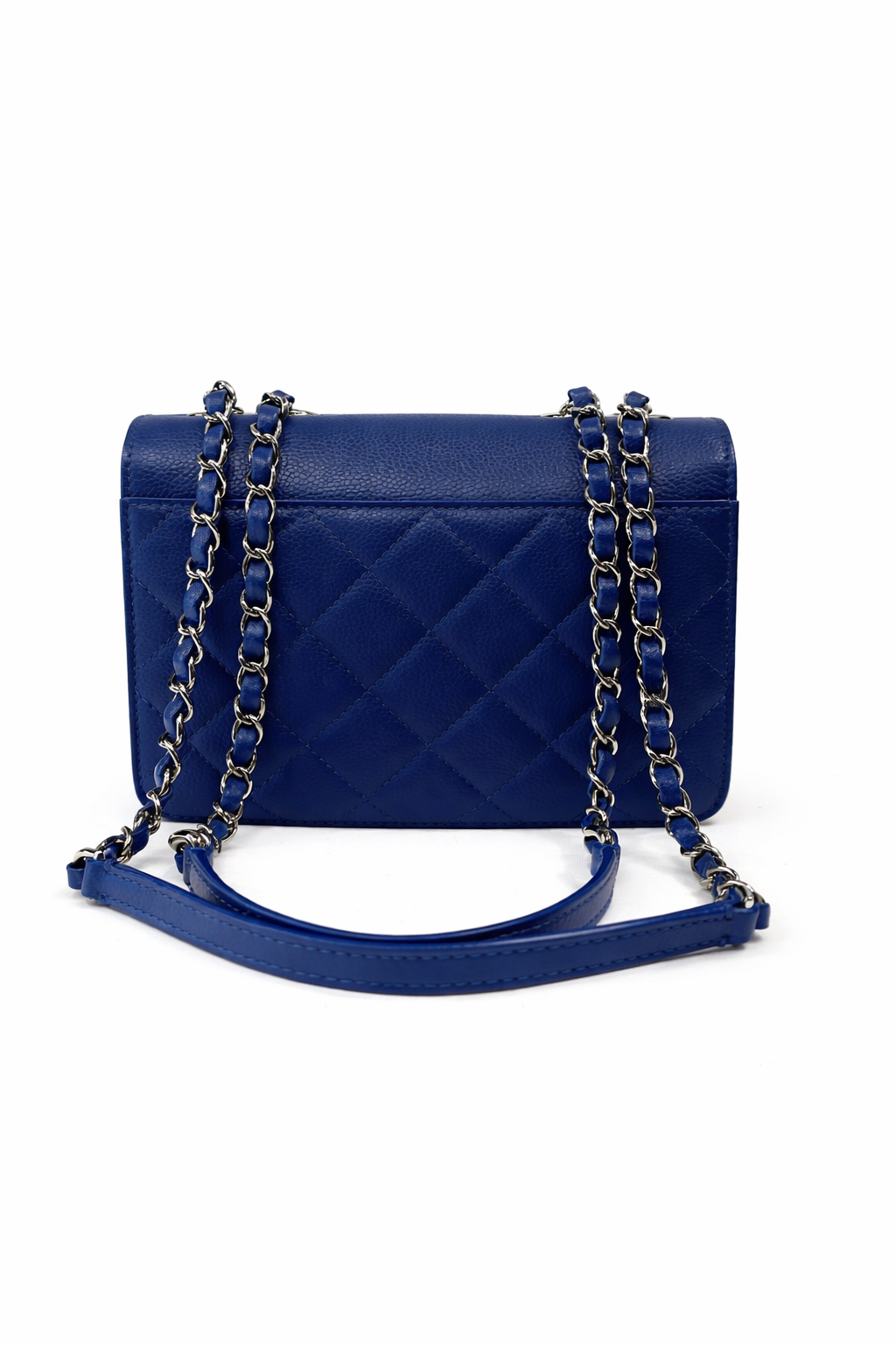 Chanel Cobalt Blue Small CC Box Chain Flap Bag