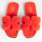 Hermès Orange Shearing Slides 38