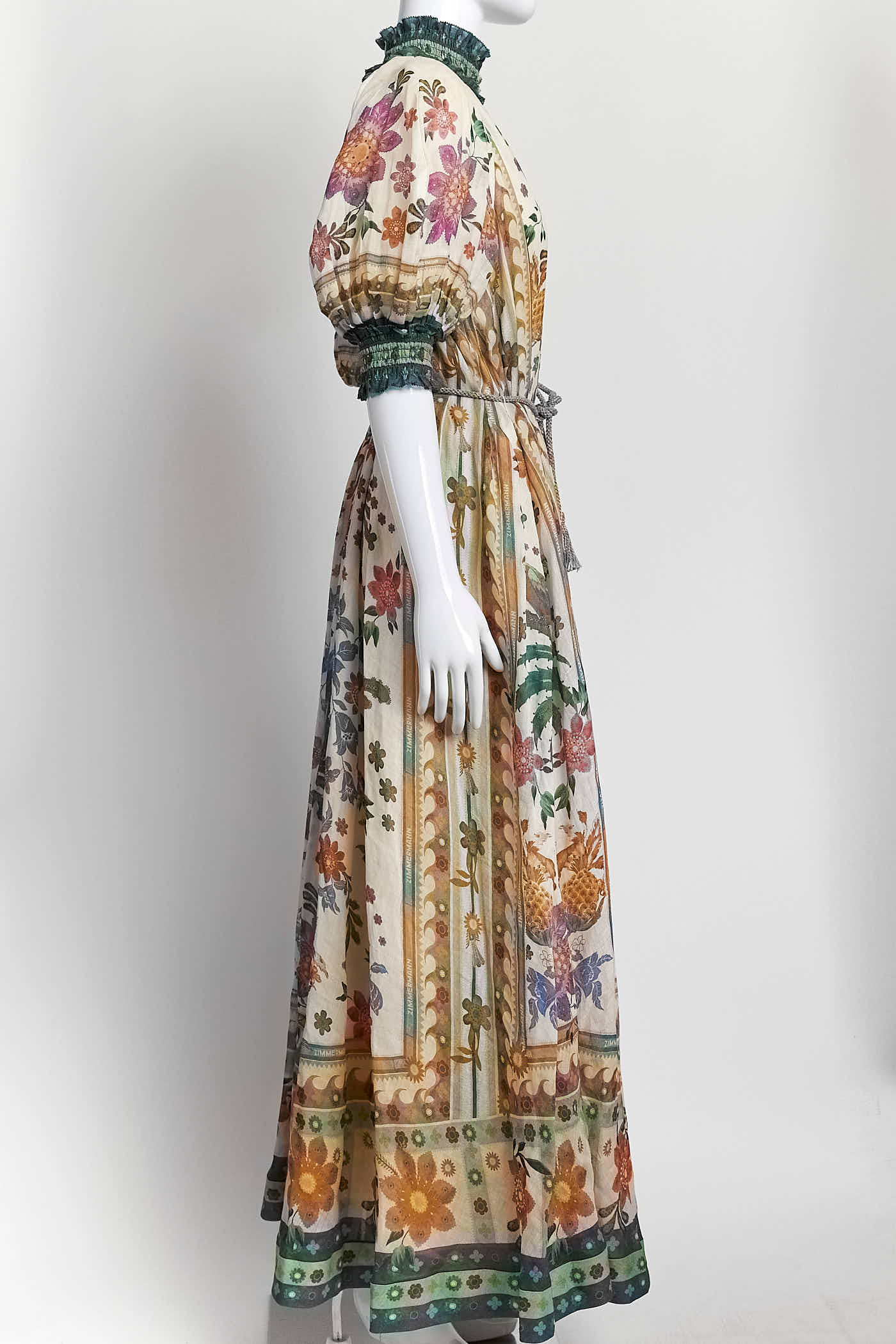 Zimmermann Ginger Swing Maxi Dress in Ramie 1