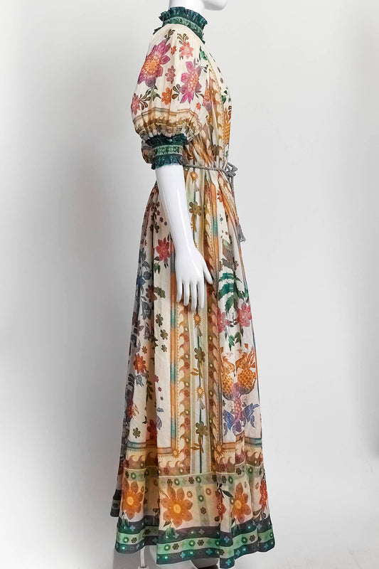Zimmermann Ginger Swing Maxi Dress in Ramie 1