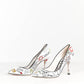 Dolce & Gabbana Graffiti White Heels 39