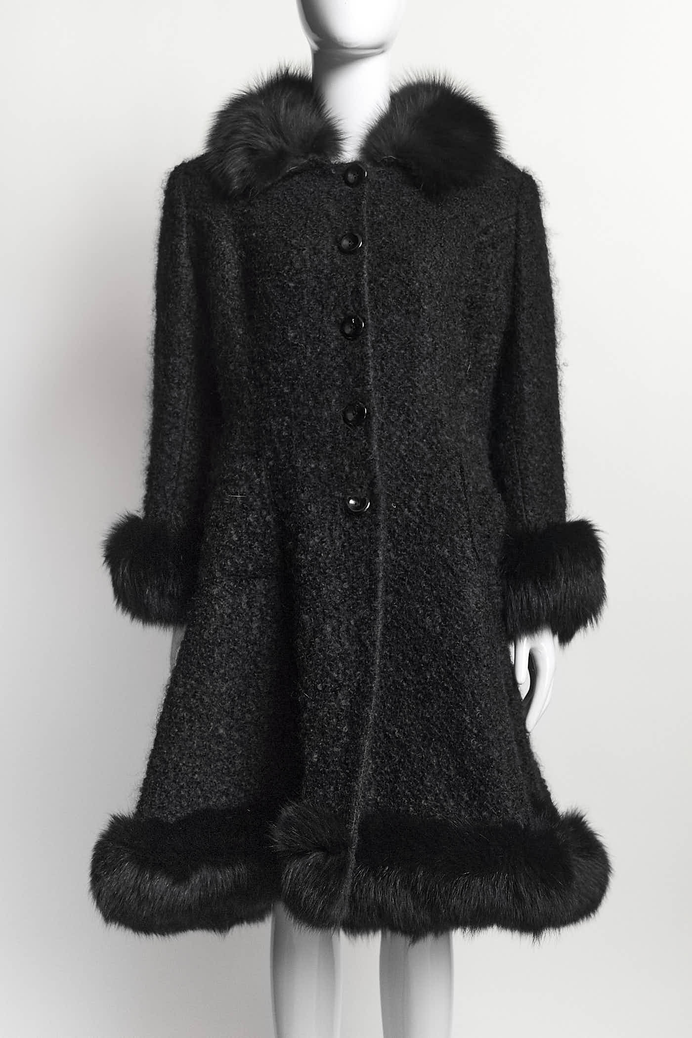 BAYA PARIS BLACK COAT SIZE 42